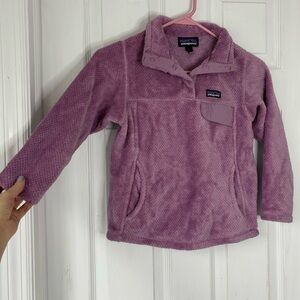 Patagonia Kids Lavender Fleece Pullover